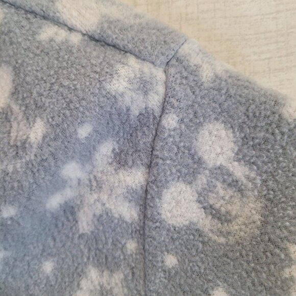 Vintage Disney 2pc Pajama Set Women's Small Gray Mickey Minnie Snowflake - Picture 5 of 10